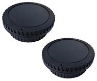 Body Cap and Rear Lens Cap Cover for Canon EOS EF EF-S Mount Camera on T7 T6 90D 80D 77D 70D 60D 5Ds