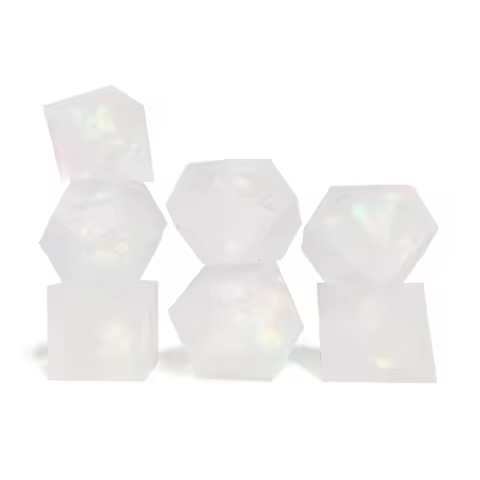 7 Pcs/Set Frosted Sharp Dice With Resin Material Set Polyhedron Dice Suitable for Board Games DND RP