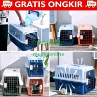 SHIPPINGbebas - Pet Cargo Cat S/M/L TasTravel Civet Carrier Cage Voyager Dog