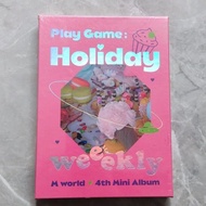 Weeekly mini 4 mini 4 holiday unopened album 5 female generations