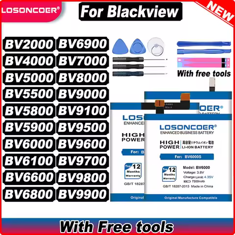 15700mAh For Blackview BV9600 BV9700 BV9800 BV8000 BV6000 BV7000 Pro BV6600 BV6800 BV6900 BV9000 BV9