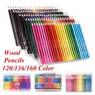 Art 120/136/160 Colored Pencils Set Artist Painting for Adult Kids Coloring Book