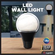LIGHT BULB LED WALL LIGHT BULB DESIGN LED WALL LAMP LAMPU DINDING LED