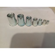 WHITE RIVET NUT INSERT NUT WHITE RIVET 12X