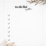 Acrylic Planner TO-DO-LISTS