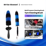 Car Wash 17 Inches Tyre Wheel Rim Brush Car/Bike/Motorcycle Exhaust Pipe Cleaning Pencuci Gosok Beru