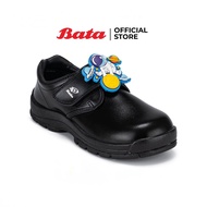 Bata บาจา รองเท้านักเรียนเด็กอนุบาล แบบสวม ลายอวกาศ สำหรับเด็กผู้ชาย รุ่น Galaxy สีดำ รหัส 1419025