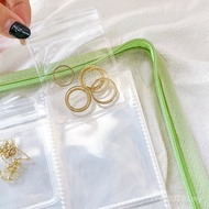 Earring Storage Bag Anti-dust Bag Jewelry Sealed Bag pvc Storage Book a5 Jewelry Anti-oxidation Loos
