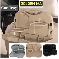 Folding Auto Cup Holder Car Back Seat Table Drink Food Tray Auto Travel Desk wira waja bezza axia sa