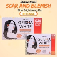 Geisha White Intense Scar and Blemish Skin Brightening Bar