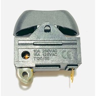 Hair Dryer Switch (Black-Red) 3 Levels 3 Legs 10A 250VAC/15A 125VAC