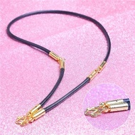 T Thailand Amulet Fiber Nylon Rope Amulet Necklace Leather Rope Three Hanging Chain Pure Copper Buck