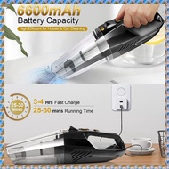 (OKIY) Handheld Vacuum Cordless, Dust Buster Cordless Rechargeable, Wet-Dry Use Portable Car Vacuum Cleaner with High Power