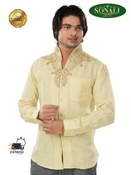 Sonali Premier Quality Men Shirt / Casual Indian Traditional Casual Shirt - Size - 36