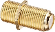 C2G 01889 F-81 F-Type F/F Video Coupler, Gold