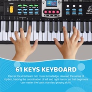 【JJL】- 61 Keys Electronic Piano Digital Music Electronic Keyboard Musical Instrument Gift with Micro