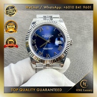 🔥SWISS TOP QUALITY🔥 DATEJUST 41MM ROMAN BLUE DIAL JUBILEE 126334 - MEN WATCH SWISS AUTOMATIC LUXURY 