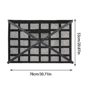CAR CEILING STORAGE NET Cargo Net Car Roof Mesh Net Organizer Glamping Travel Picnic Accessories Ker