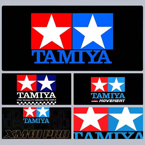 T-Tamiya Long Non-slip Lockedge Keyboard Mat Table Mat Students Gamer Desktop Mousepad Gaming Mouse 