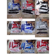 Coverset 125zr biru 46 / hitam robot /hitam skala /hitam oren /biru gp/merah skala  (HLD) Yamaha Y12