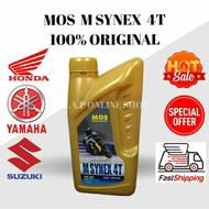 MOS M SYNEX 4T 10W-40 Oil Semi Synthetic Minyak Pelincir + Oil Filter Y15 Y16 LC135 FZ150 Lagenda115