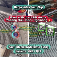 Probolt Titanium Stainless Radiator Bolt QTT VND Ninja 150 R RR Heng Thailand GR5 Vietnam