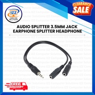 Audio Splitter 3.5mm Jack Earphone Y Splitter Headphone