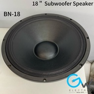 [1 Unit] 18" Subwoofer Speaker BN-18
