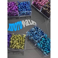 Combo screw casing & coverset Y15,Y16 Colorfull & Chrome