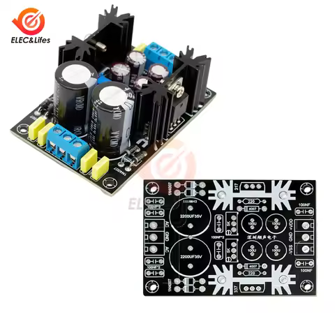 AC-DC LM317 LM337 Adjustable Voltage Regulator Power Supply Positive Negative Dual Power 5V 12V 24V 