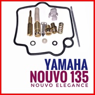ชุดซ่อมคาร์บู YAMAHA NOUVO 135 ( NOUVO ELEGANCE  นูโว 135 ( นูโว อิลิแกน ) ชุดซ่อมคาร์บูเรเตอร์ ชุดซ่อมคาบู ชิ้นส่วนอะไหล่ดั่งเดิม