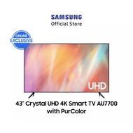 Samsung Smart TV UA43AU7700 43 Inch Crystal 4K UHD UA 43AU7700
