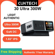CUKTECH 30 Charging Station Ultra 300W GaN DC Charger 1.83" IPS Display TA3005U for phones/tablets/l