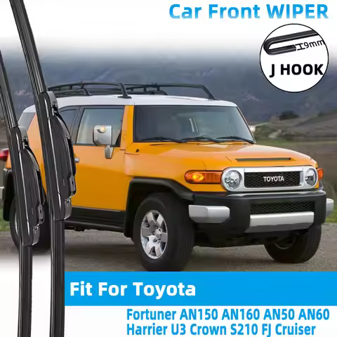 Front Wiper Accessorie Double Rubber Car Wipers for Toyota Crown S210 FJ Cruiser Fortuner AN150 AN16