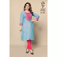 PLUS SIZES JEEL KURTIS JEEL ANTIQAA