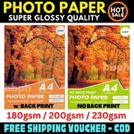 QUAFF Photo Paper [No Back Print] CHEAPEST