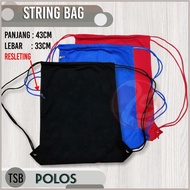 Plain Drawstring bag plain Racket bag gimsak sporty cover Badminton Racket string bag plain