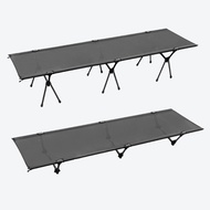 ผ้าเน็ต เตียงพับแคมป์กลางแจ้ง 2 ระดับ 7075 อลูมิเนียม เบา2.55kg รับน้ำหนัก150kg พกพาสะดวก