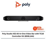 Poly Studio X52 All-In-One Video Bar with TC10 Controller Kit (8D8L1AA)