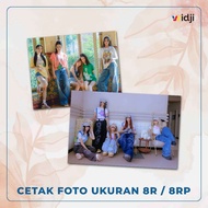 Print 8R Size Photo Printing/ (20 x 25 cm) 8RP/ (20 x 30 cm) Frameless