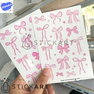 [STICKART] Coquette Stickers/ Ribbon Stickers Aesthetic Coquette Stickers PREMIUM MATERIALS AND QUAL