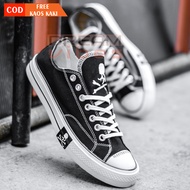 SEPATU TERBARU CONVERSE__ LOW BLACK WHITE MASTERMIND SNEAKERS PRIA
