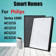 Replacement FY1410 FY1413 HEPA Filter Activated Carbon Home Air Filter Philips AC1215 1000 and 1000i Series