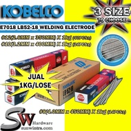 KOBELCO 2.6MM/3.2MM/4.0MM Welding Electrode Rod E7018 LB52-18 1Kg