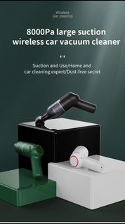 8000Pa Wireless Car Vacuum Cleaner Cordless Handheld Auto Vacuum Home & Car