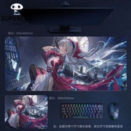 Tấm lót chuột Wuthering Waves WuWa Carlotta kích thước lớn không trượt thảm bàn phím