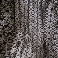 Songket Skirt Grey_Black_Silver Series 2A Jumbo Lpi 72 and 84