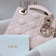 lady Dior 黛妃包mini 淡粉色