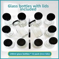 Heat-Resistant Food-Grade Canning Glass Bottle With Lid