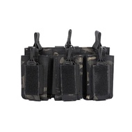 UNIONTAC ร้อนขายกลางแจ้งเสื้อกั๊กอุปกรณ์เสริม 1000D ไนล่อนเลเซอร์ตัดกระเป๋านิตยสารคู่ bilayer magazi